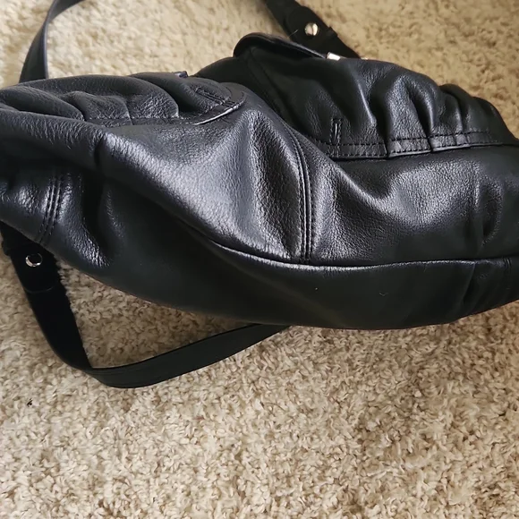 Medium black b malowsky leather bag - Picture 10 of 11